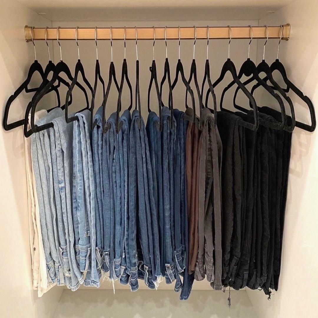 Organize Jeans by Color