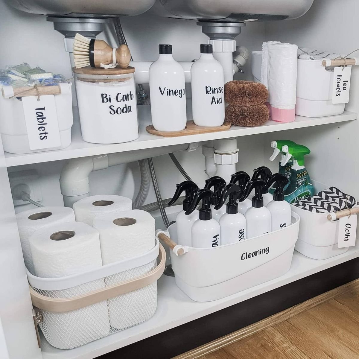 Organize Under-Sink Storage Efficiently