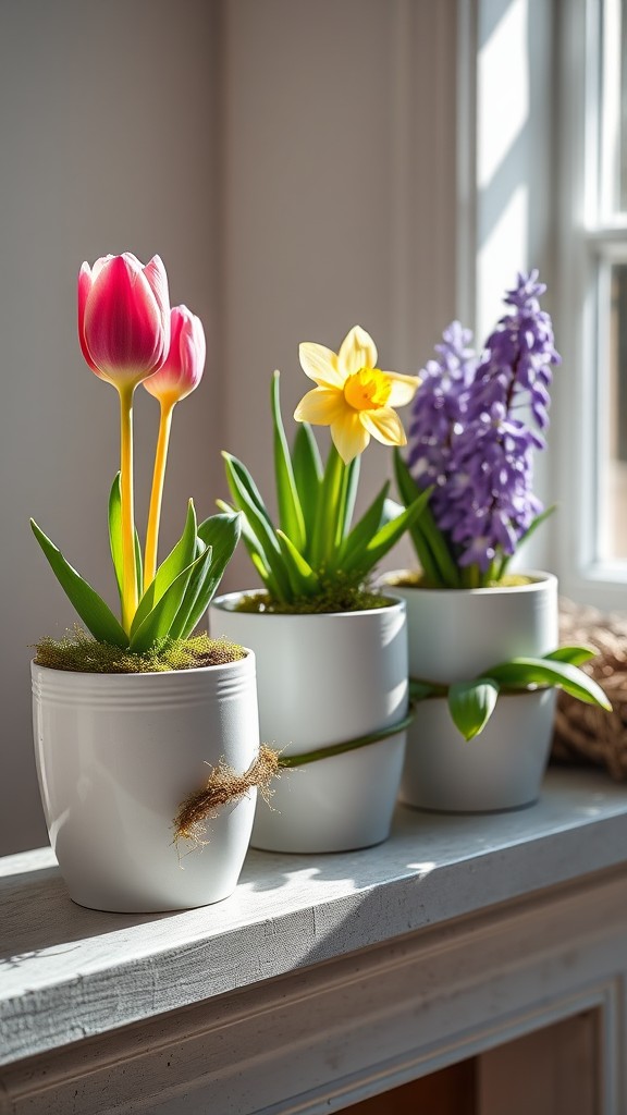 Potted Spring Bulb Arrangements