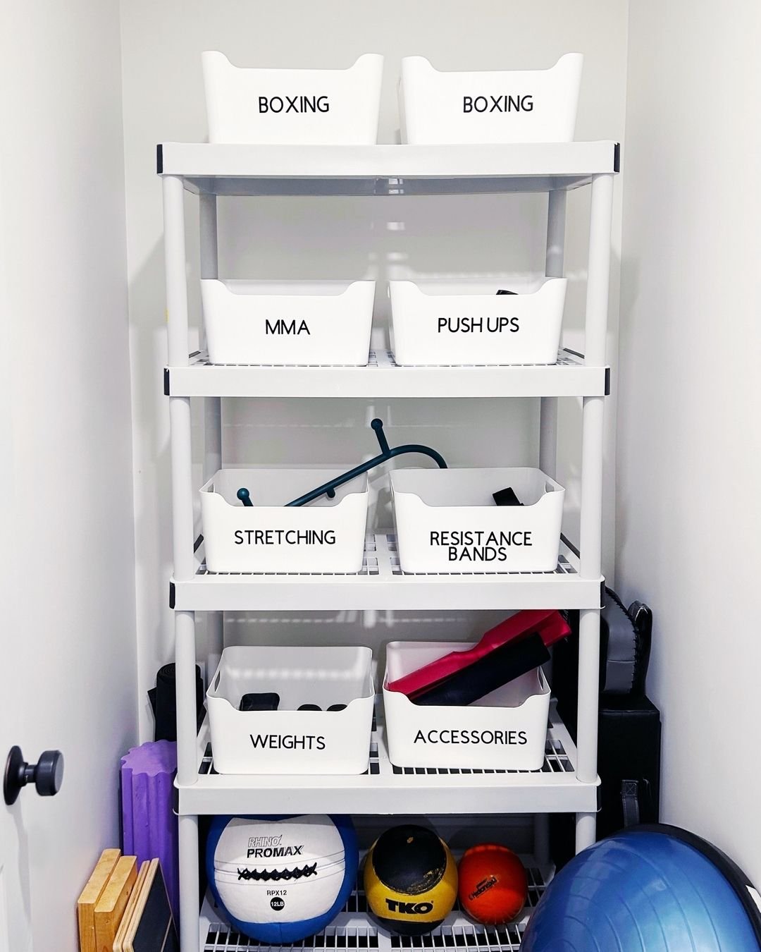 Smart Home Gym Storage Ideas