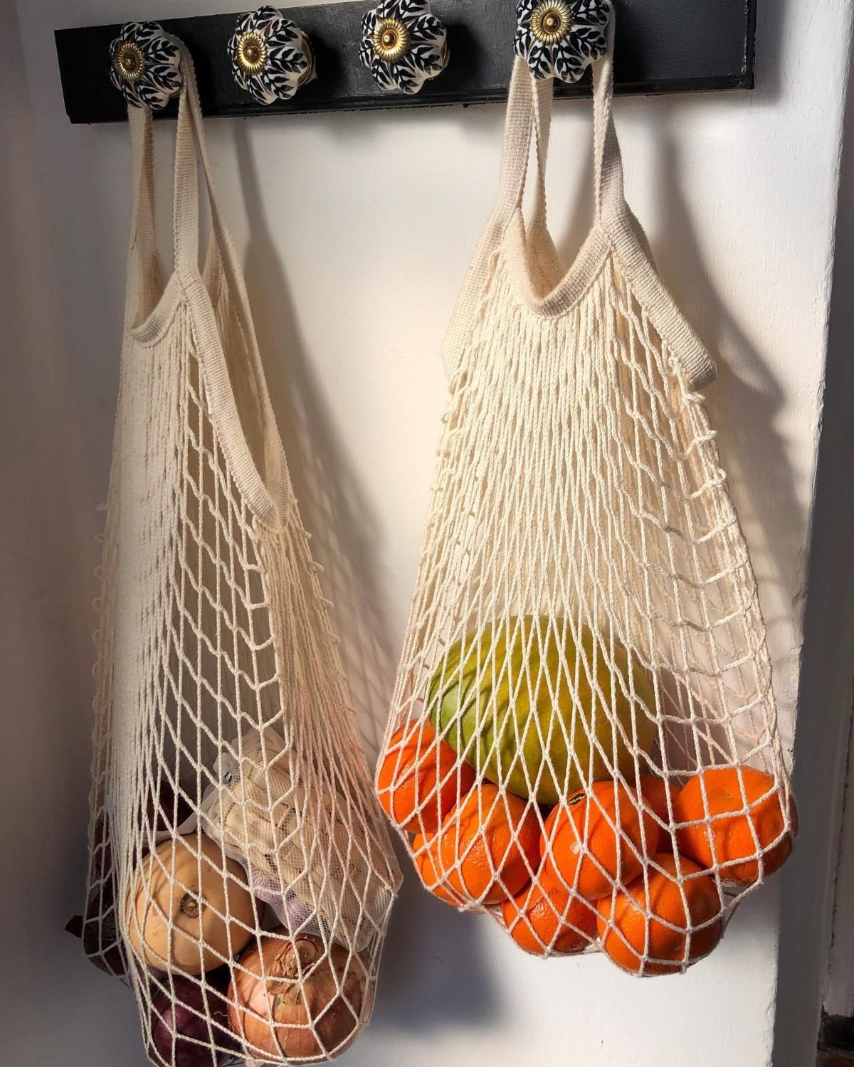 Space-Saving Net Bags for Produce