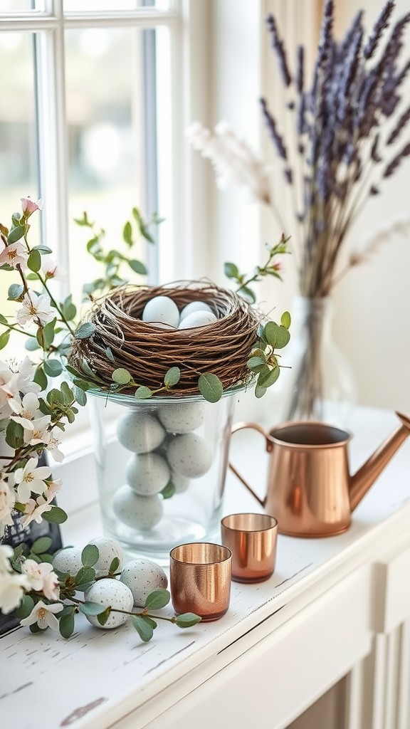 Spring Bird's Nest Vignettes