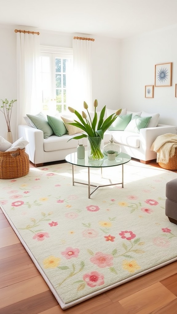 Spring-Colored Area Rugs