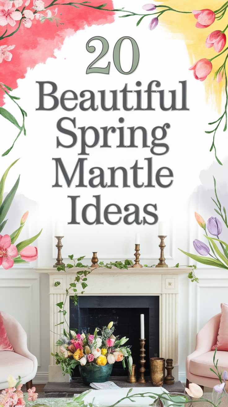 spring-mantle-decor-ideas