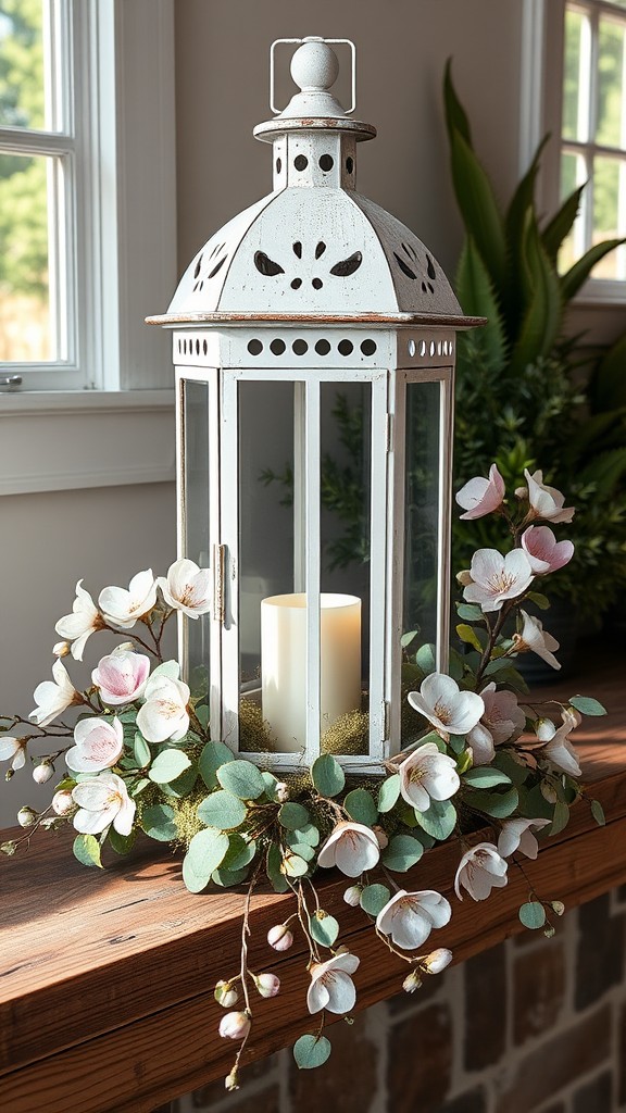 Spring-Themed Lantern Arrangements