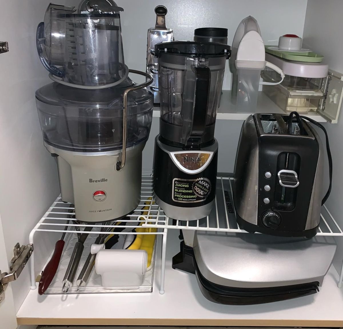 Store Appliances in Cabinets