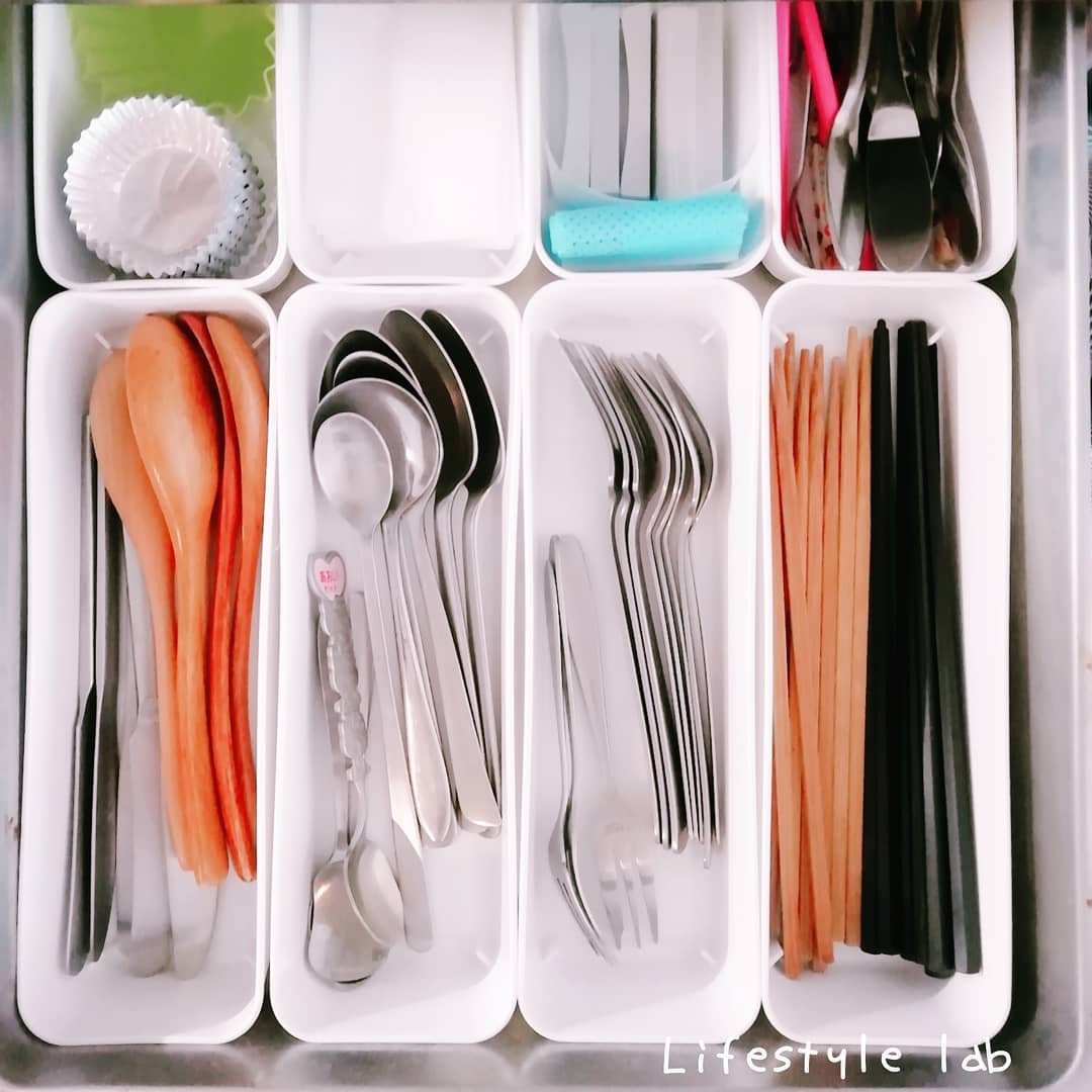 Streamline Cutlery Storage with Plastic