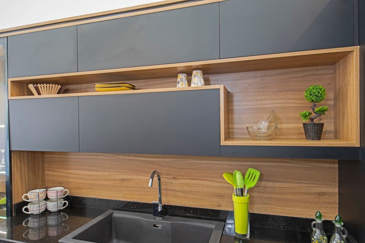 Stylish Built-In Wall Cabinets