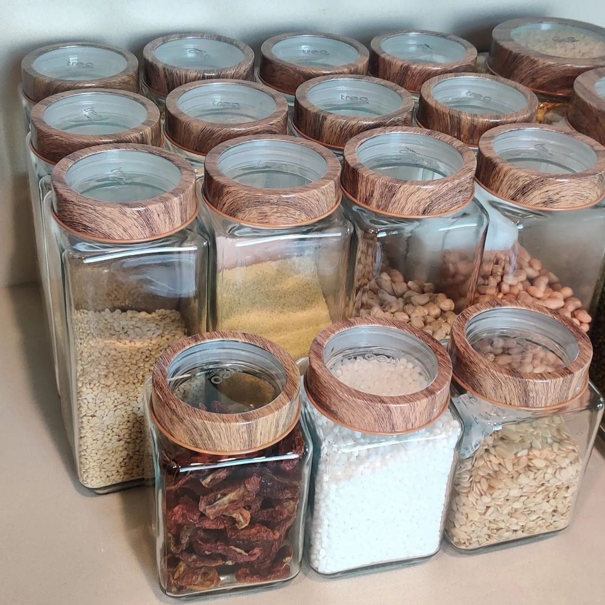 Stylish Glass Jar Storage