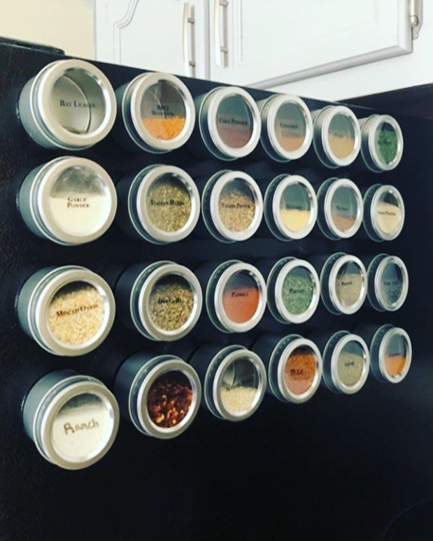 Stylish Magnetic Spice Containers