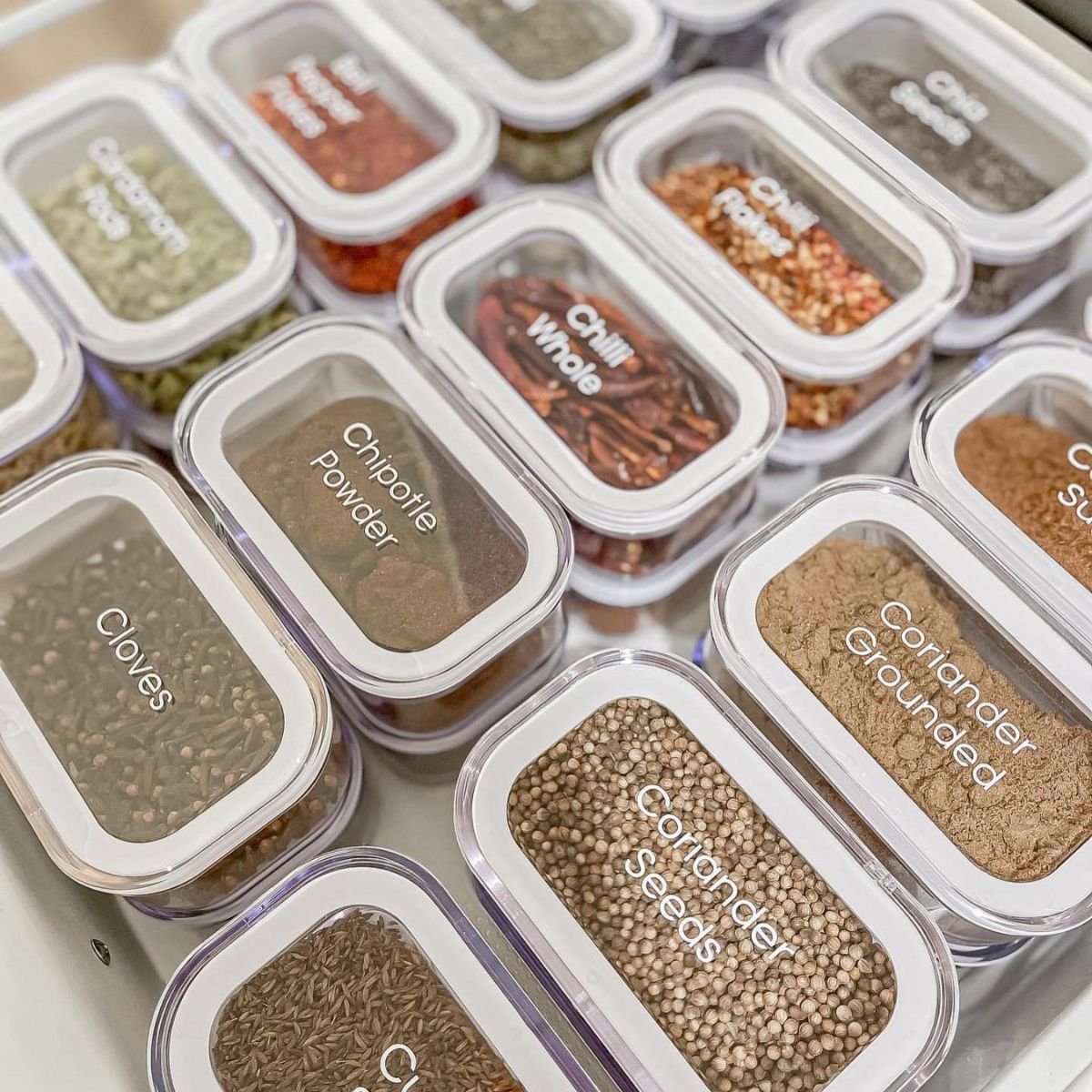 Stylish Modular Spice Containers