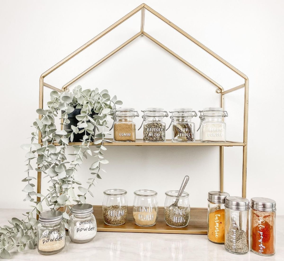 Stylish Spice Shelf Display