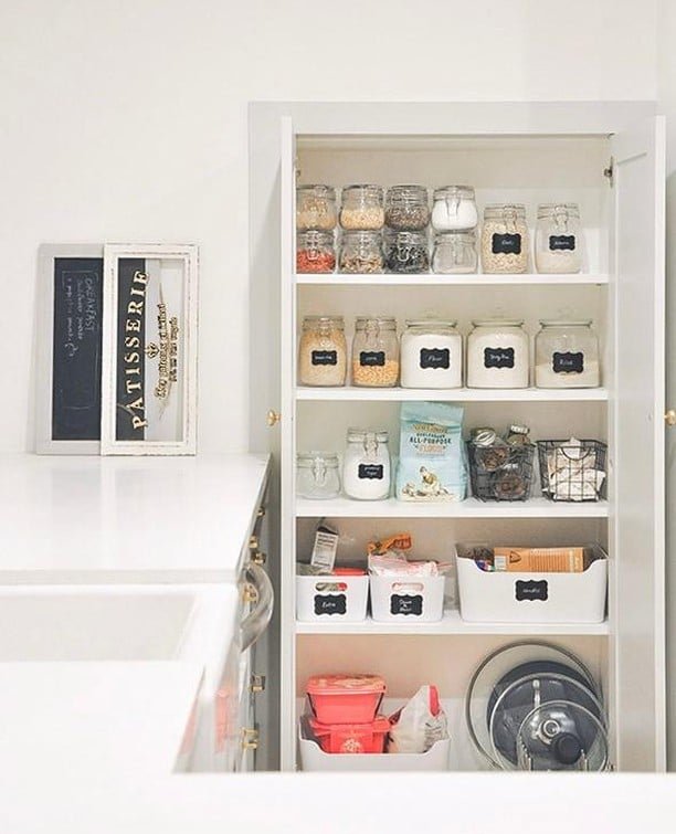 Stylish Storage with Glass Jars