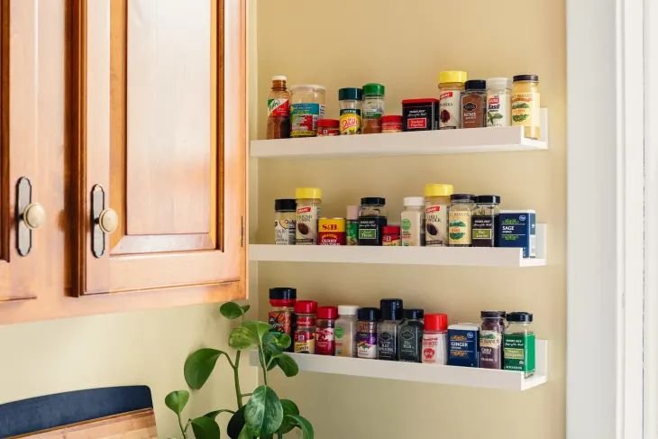 Transform Spices with IKEA Ledge Hack