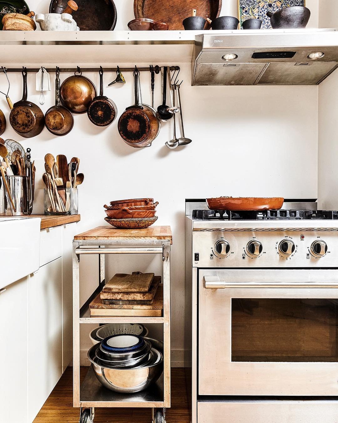 Versatile Rolling Kitchen Cart