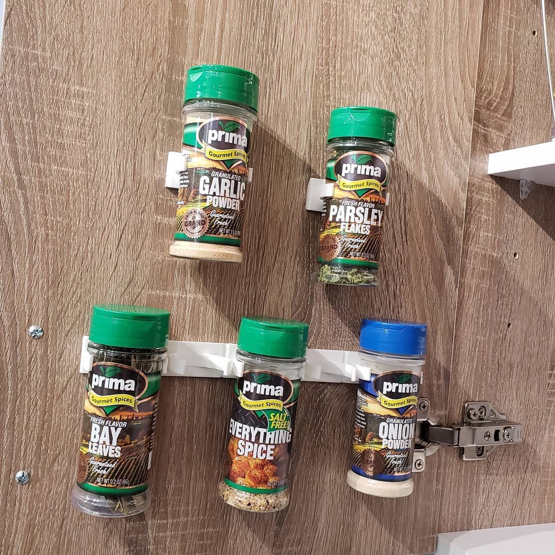 Wall-Mounted Spice Organizer Solution