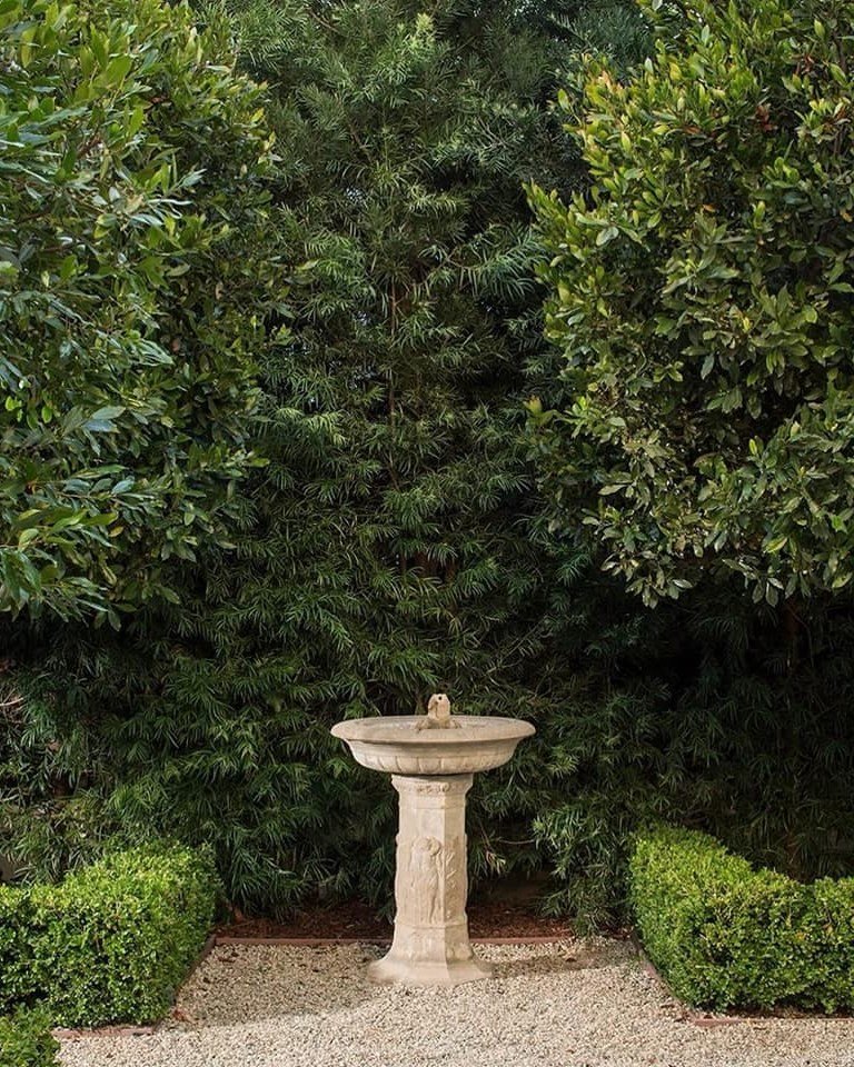 Bamboo-Inspired Bird Bath Design