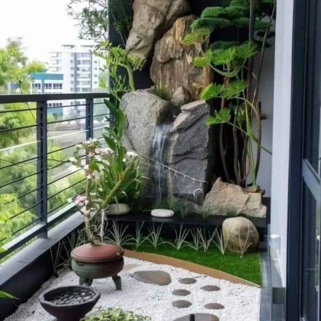 Cascading Waterscape Oasis