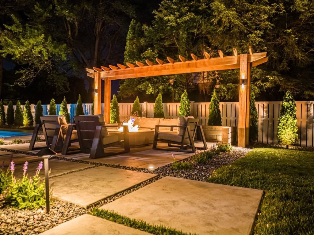 Chic Fire Lounge Retreat