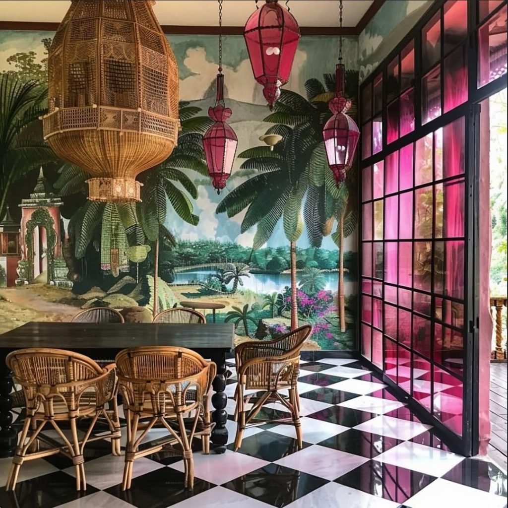 Colonial-Inspired Tropical Decor