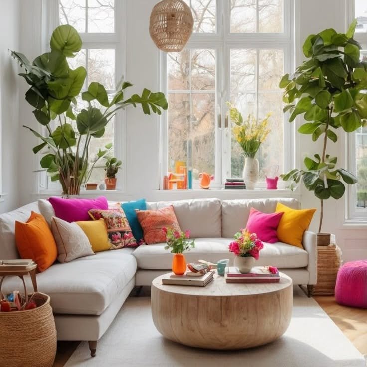 Colorful and Inviting Spaces