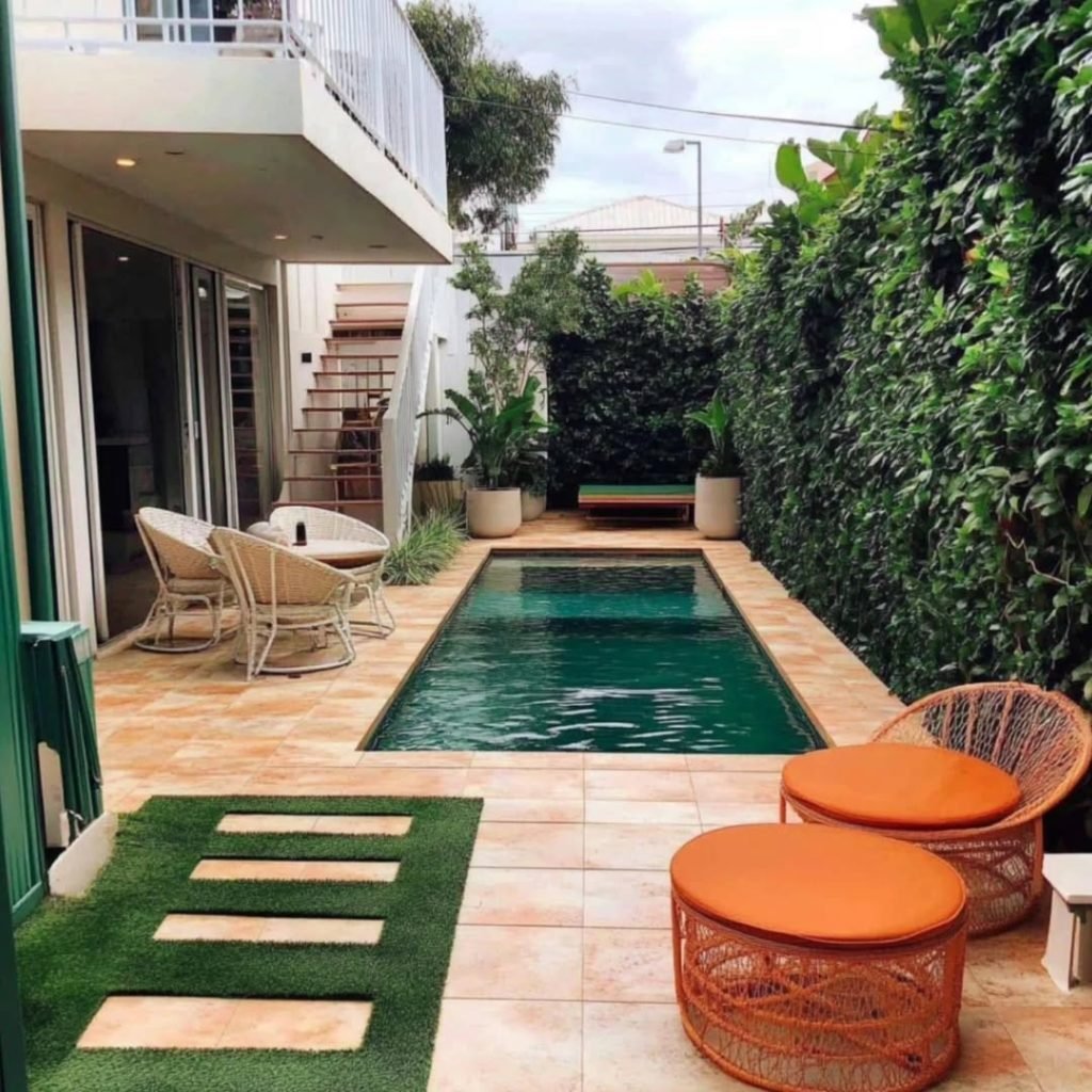 Compact Lap Pool Retreat