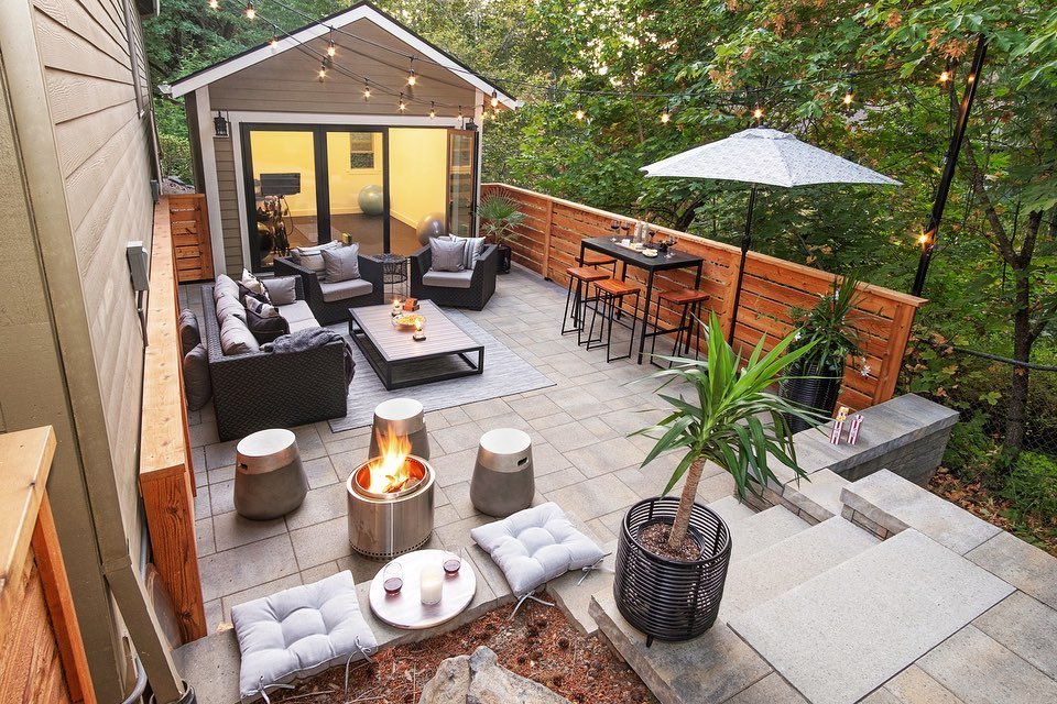 Contemporary Outdoor Gym Space