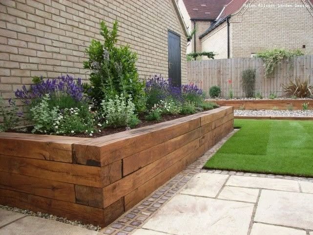 Contemporary Timber Edging Design
