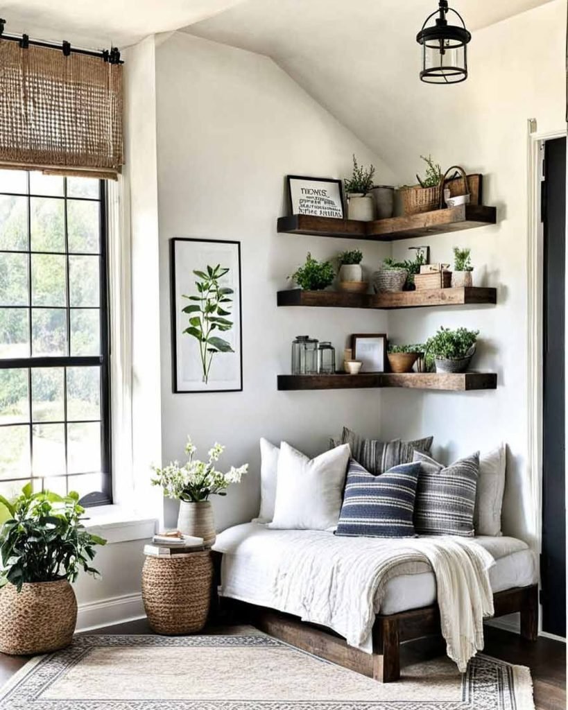 Cozy Farmhouse Reading Nook