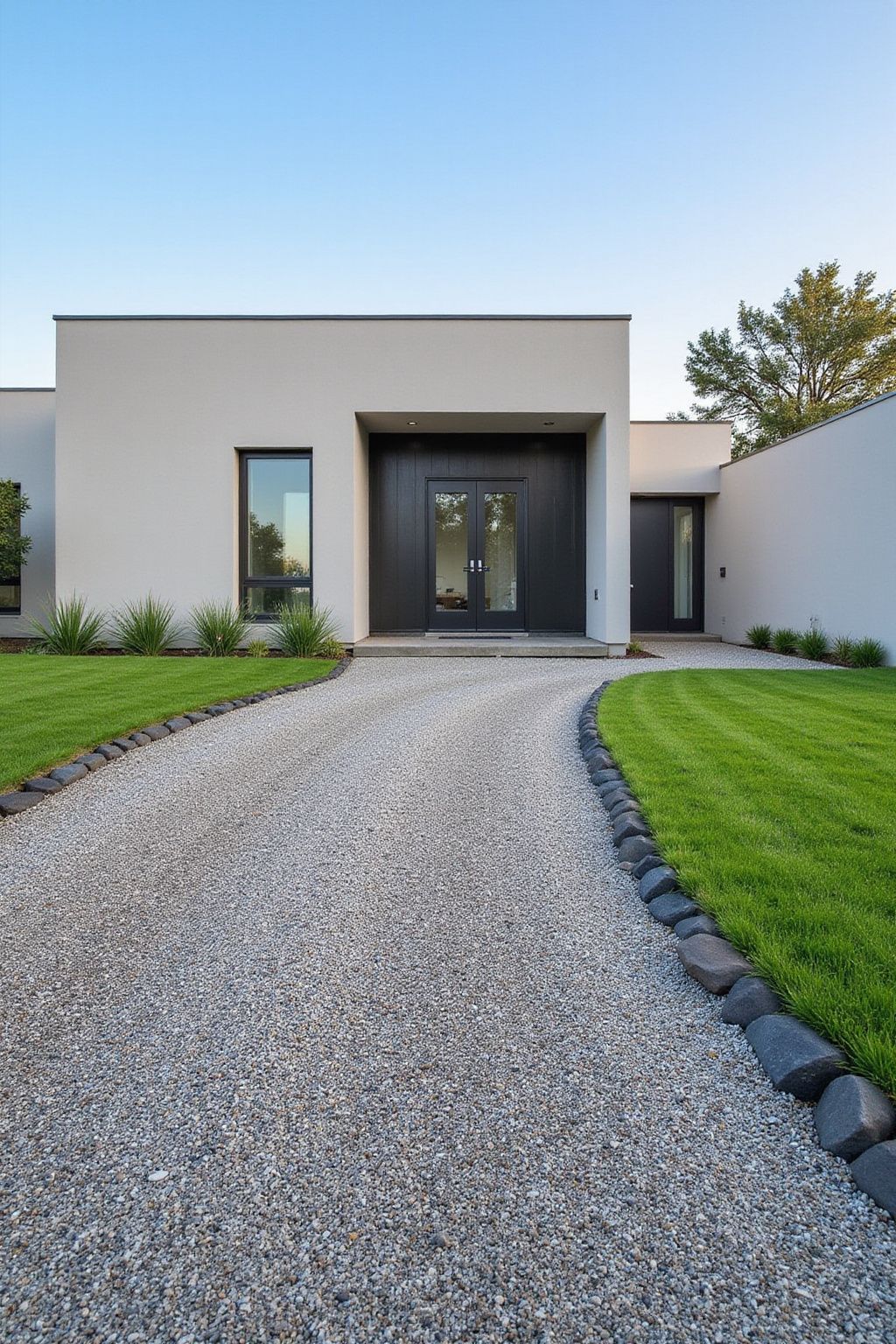 Decorative Gravel Driveway