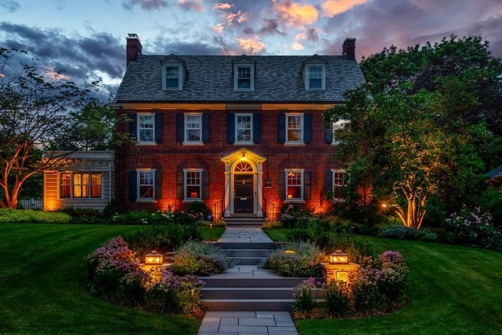 Dramatic Colonial Nightscape