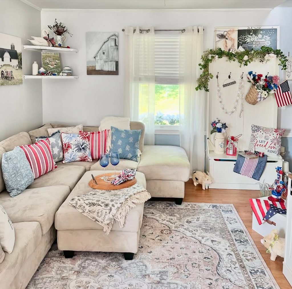Festive Farmhouse Living Decor