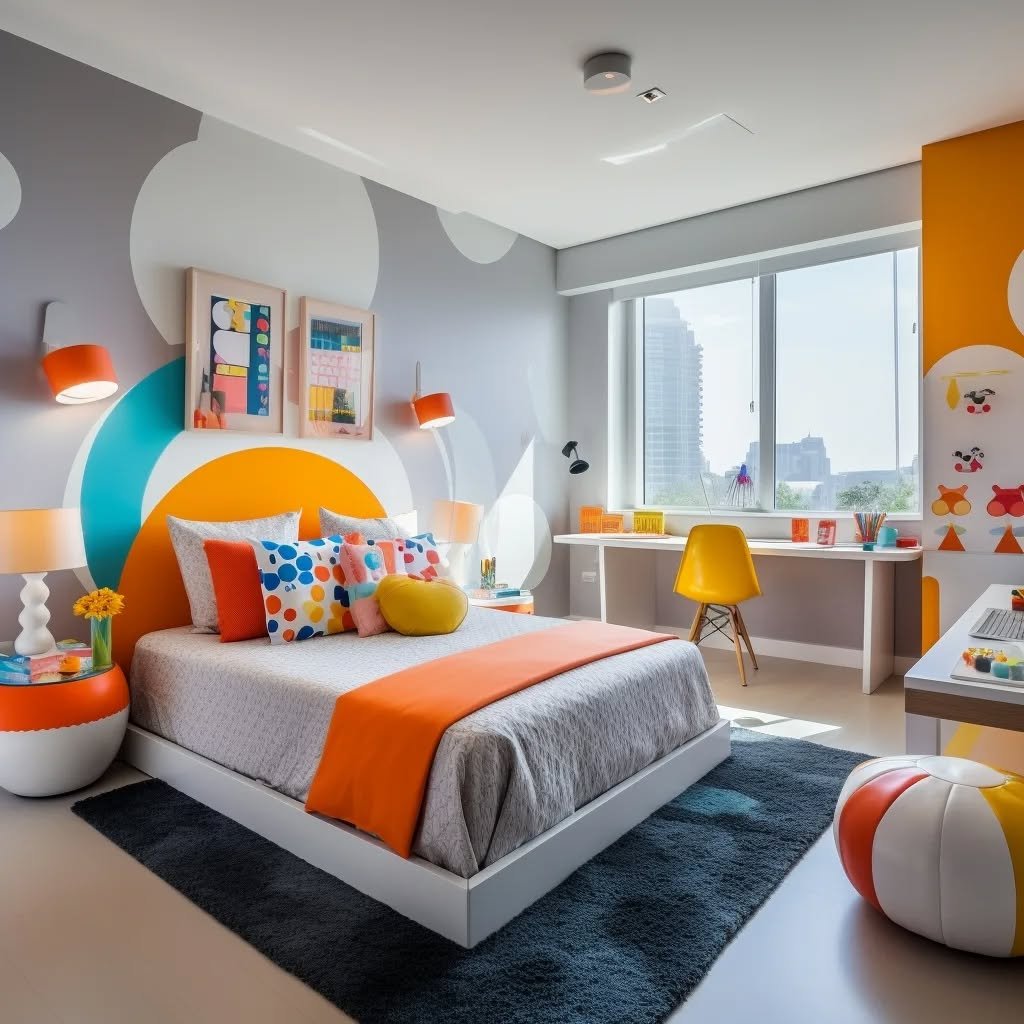 Geometric Study Space Design