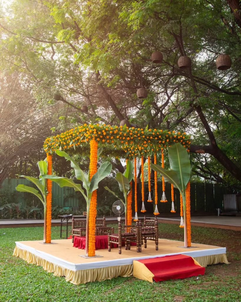 Hindu Ceremony Decor Platform