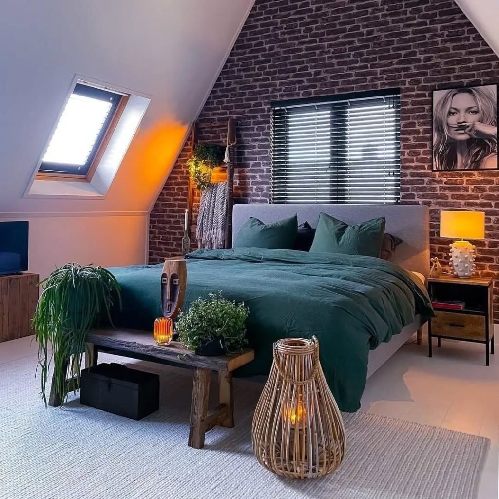 Loft-Inspired Bedroom Design