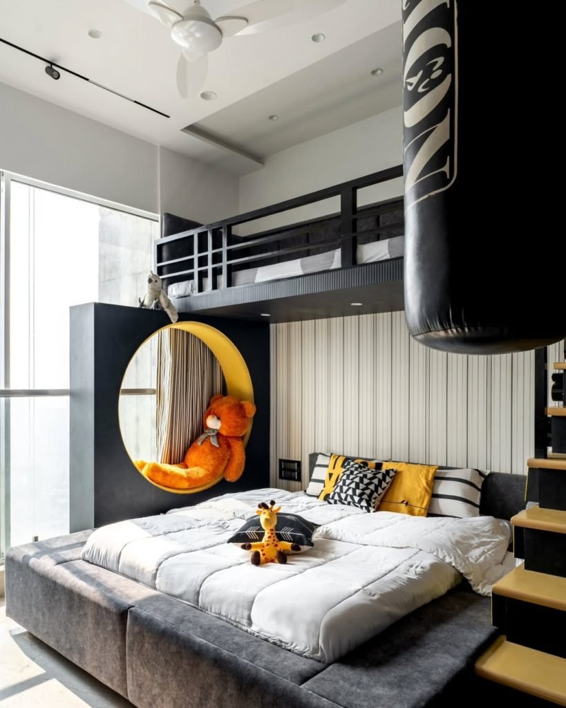 Loft-Inspired Reading Space