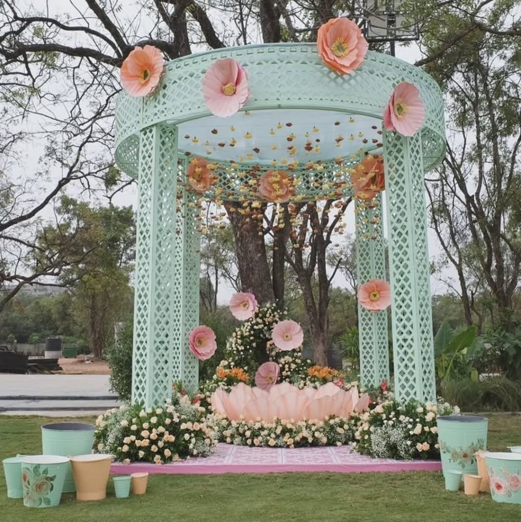 Mint Green Archway Design