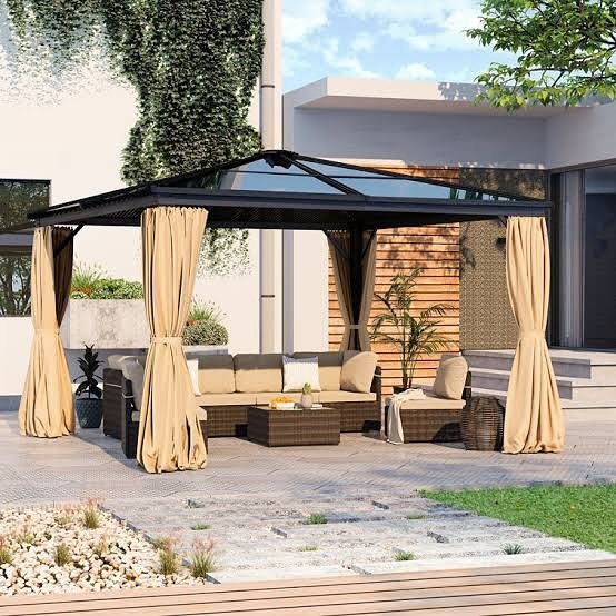 Modern Metal Framed Pavilion