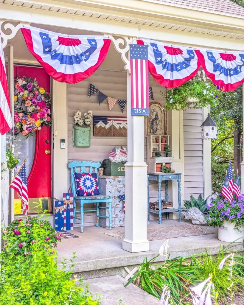 Patriotic Porch Party Decor