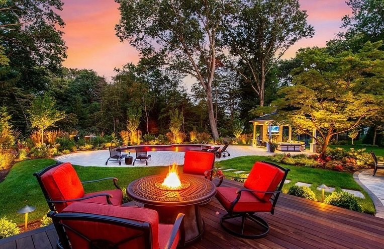 Radiant Fire and Landscape