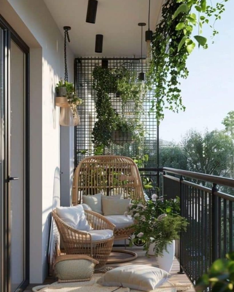 Rattan Retreat for Relaxation