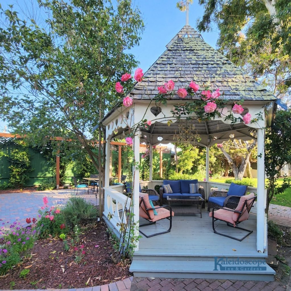 Rose-Themed Outdoor Retreat