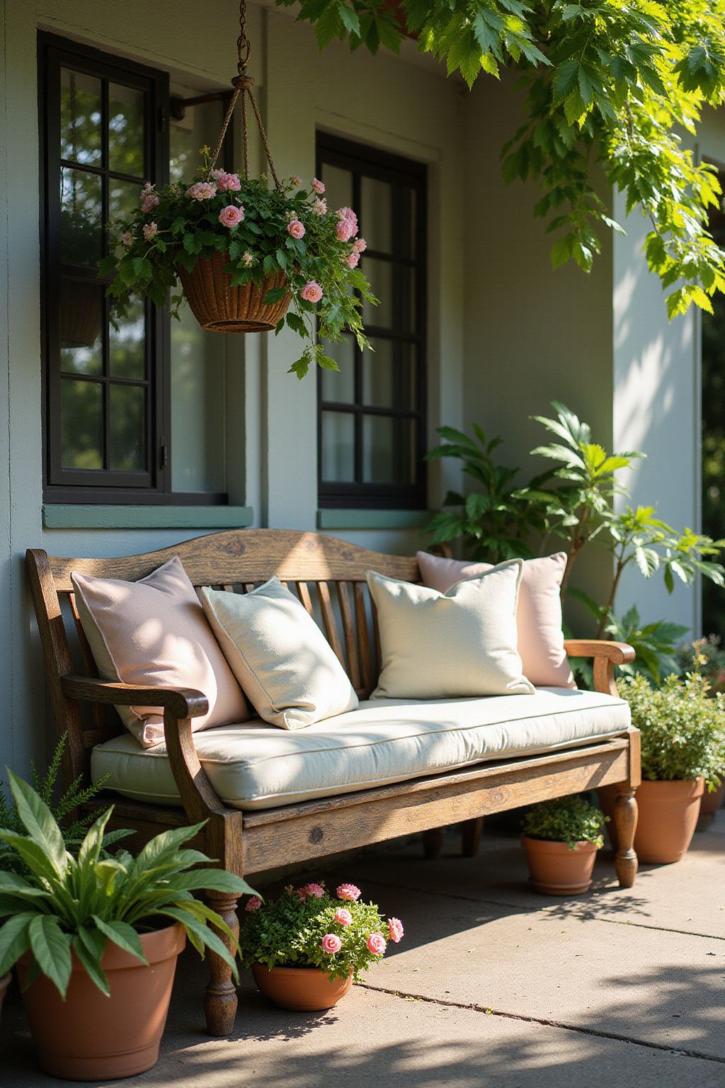 Rustic Wooden Bench