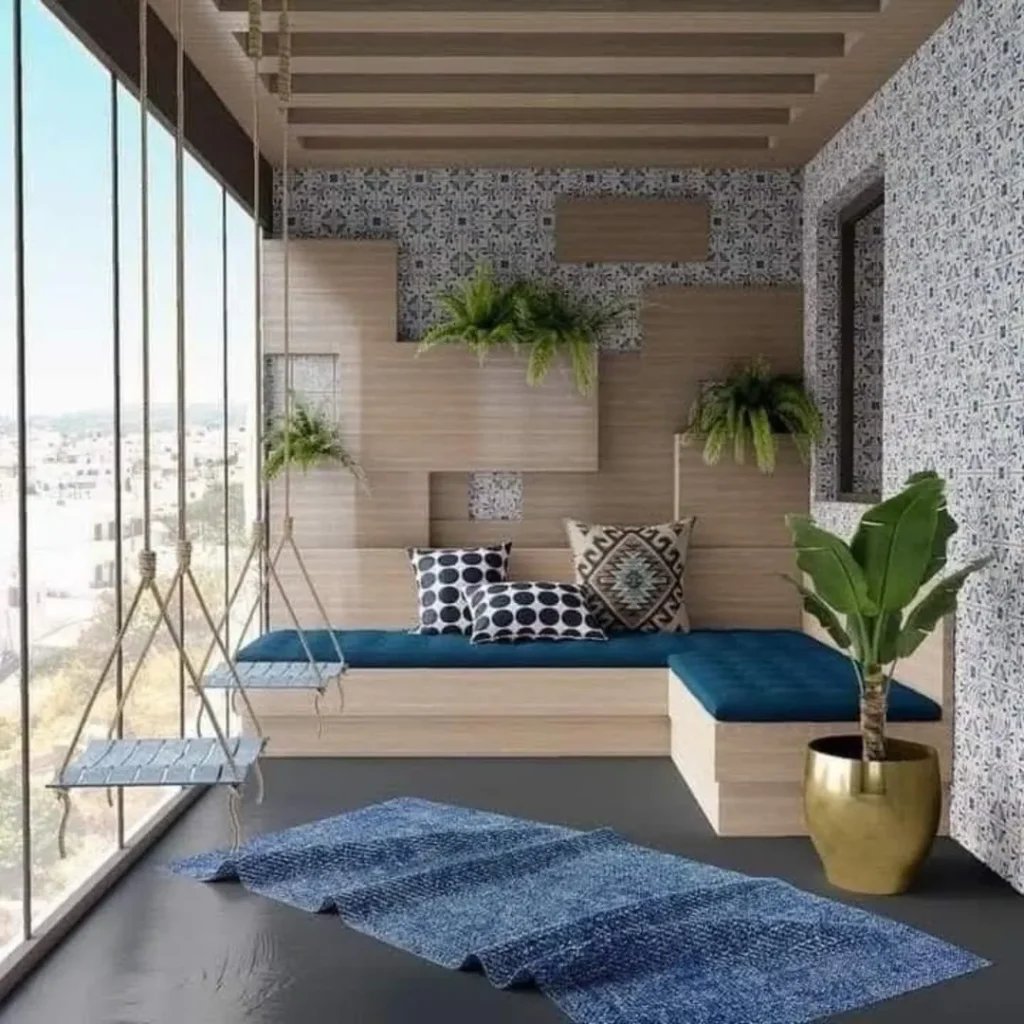 Serene City Balcony Retreat