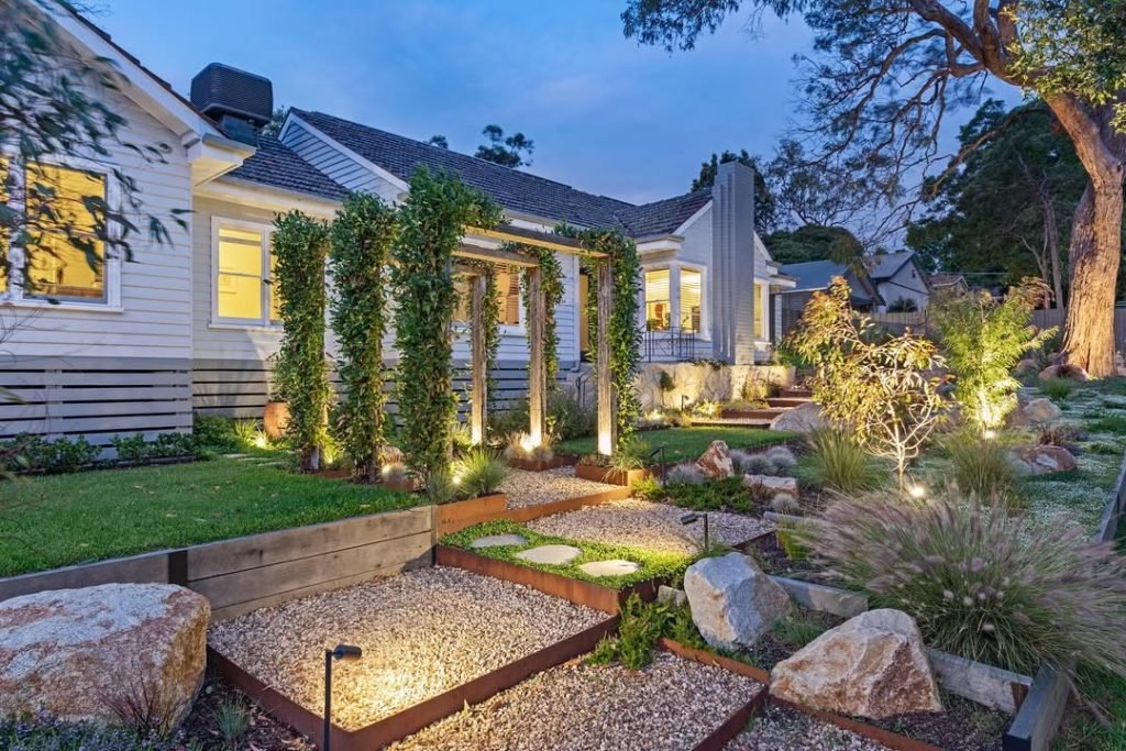Serene Coastal Garden Oasis