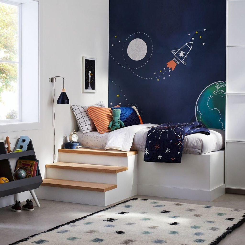 Space-Themed Sleep Space