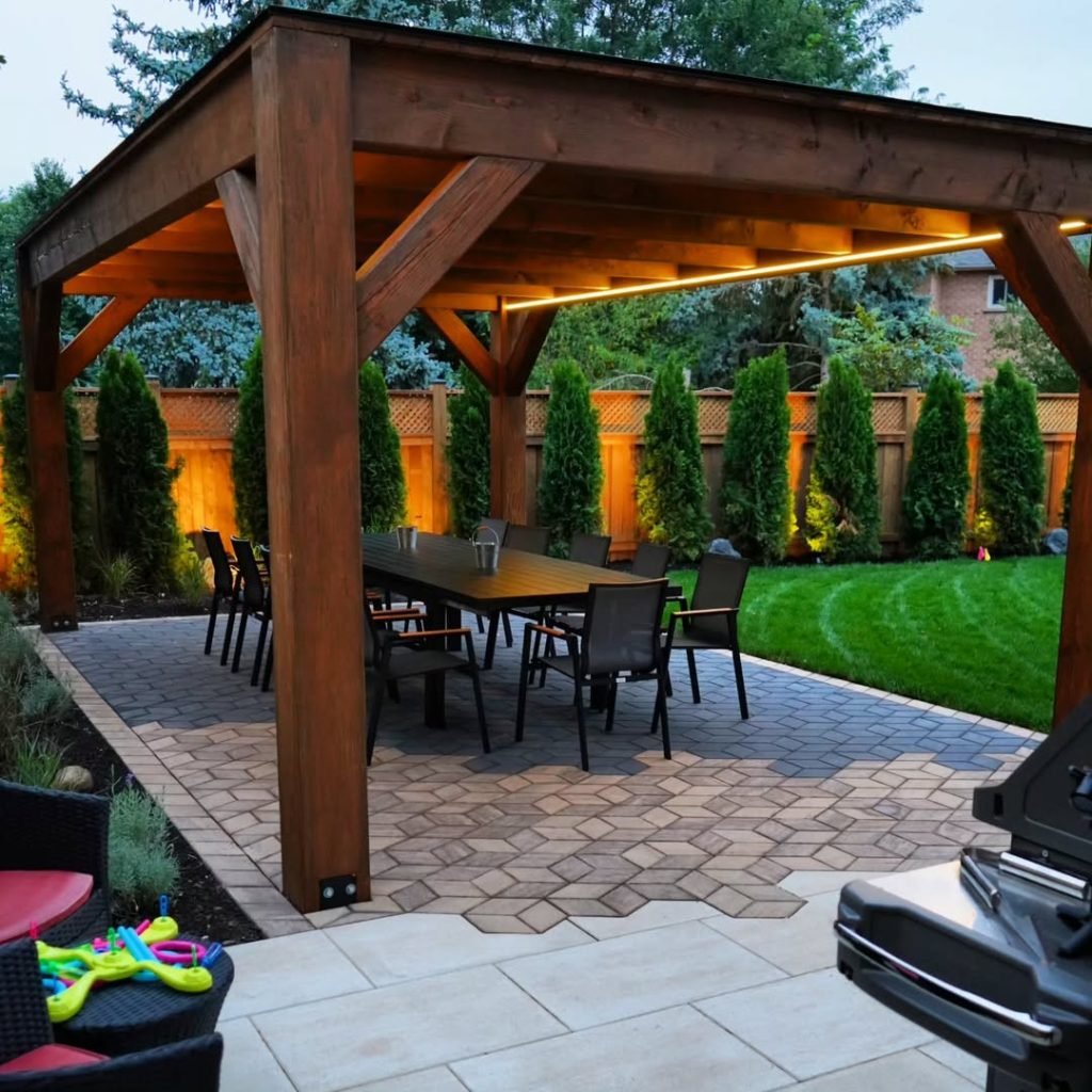 Stylish Outdoor Entertainment Retreat