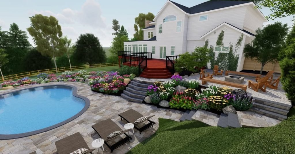 Tiered Garden Oasis