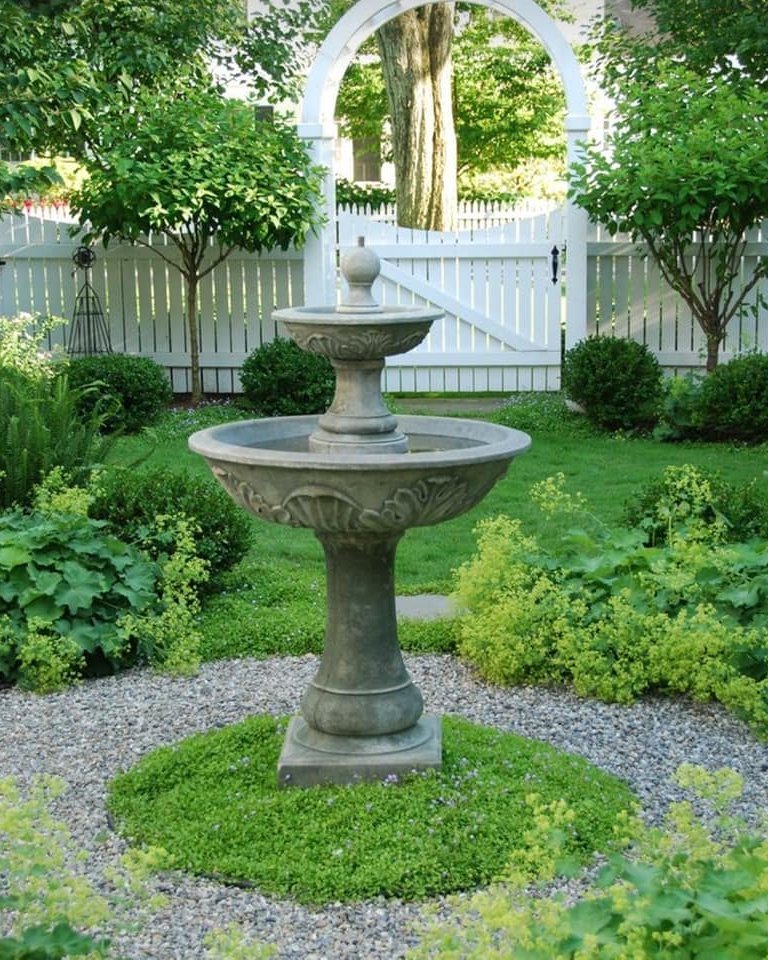 Traditional Two-Tier Fountain