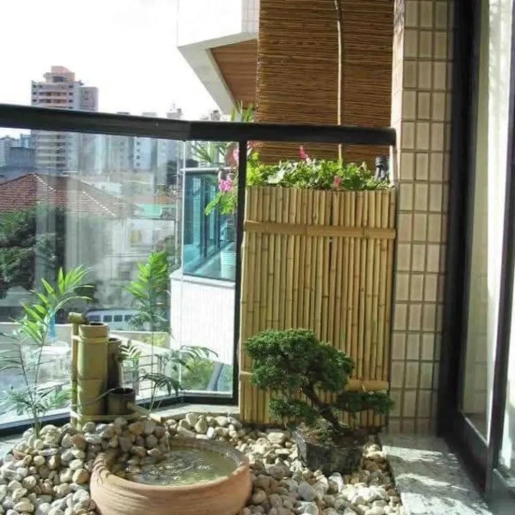 Tranquil Miniature Water Garden